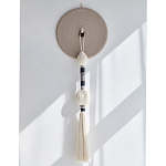 Аксессуар на стену диск из нитей Wall Decor White Thread Disc  варинант исполнения - 4 | Loft Concept в Орле