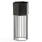 Кашпо Elevated Planters Сlive 59 черное  варинант исполнения - 1 | Loft Concept в Орле