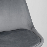 Стул с мягким велюровым сиденьем Arvika Grey варинант исполнения - 7 | Loft Concept в Орле