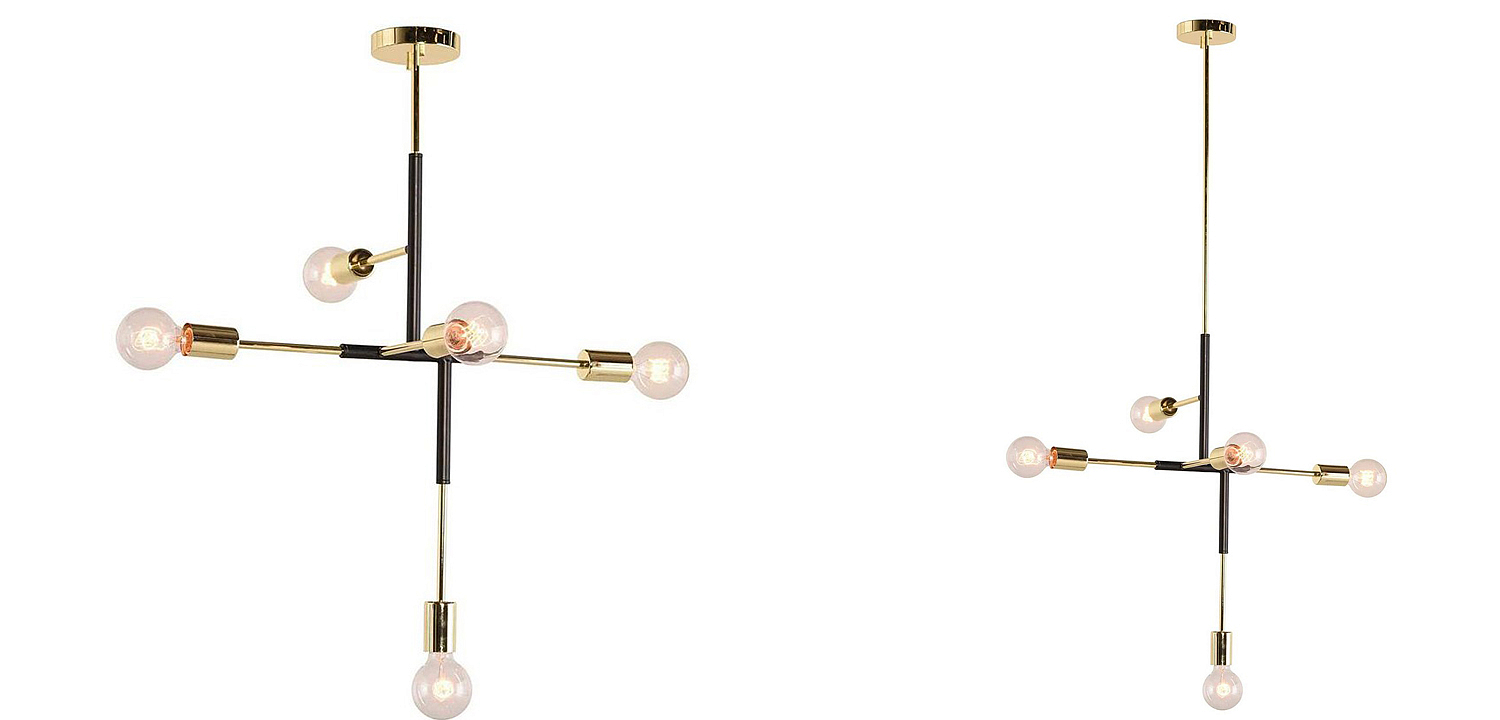 Люстра Atomium Chandelier black Люстра Atomium Chandelier black - Loft-Concept в Орле