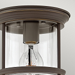 Потолочный светильник для ванных комнат со стеклянным плафоном и одной лампой Hinkley варинант исполнения - 10 | Loft Concept в Орле