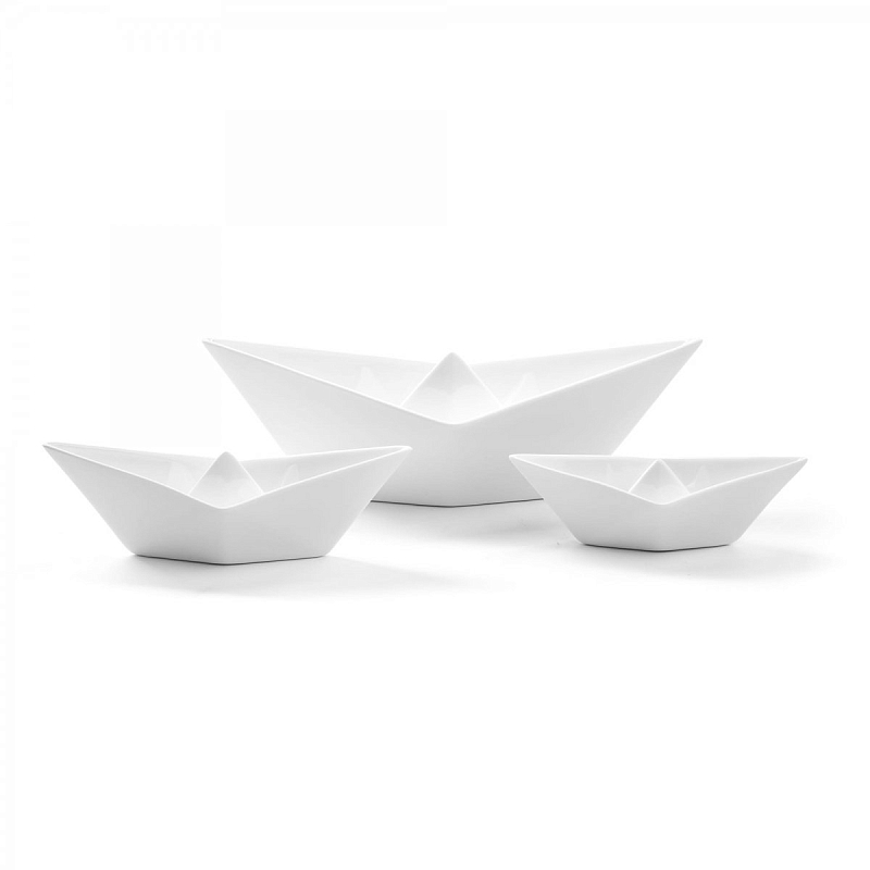 Статуэтка Seletti Memorabilia My Boats - 3 PCS Белый Статуэтка Seletti Memorabilia My Boats - 3 PCS Белый в Орле | Loft Concept