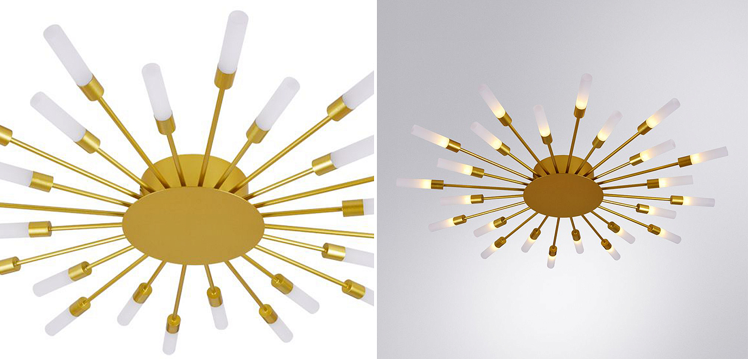 Потолочный светильник Aiden Ceiling Lamp 24 Потолочный светильник Aiden Ceiling Lamp 24 - Loft-Concept в Орле