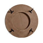 Журнальный столик с круглой фактурной столешницей из натурального дерева Vortex варинант исполнения - 3 | Loft Concept в Орле