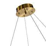 Люстра светодиодная с 8-ю цилиндрическими плафонами янтарного цвета из стекла и стали Andrea Сhandelier Amber варинант исполнения - 2 | Loft Concept в Орле