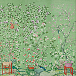 Обои ручная роспись Belvoir Pistachio варинант исполнения - 2 | Loft Concept в Орле