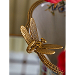 Ваза со стрекозой из фарфора с бронзовыми элементами Paradise Dragonfly варинант исполнения - 6 | Loft Concept в Орле