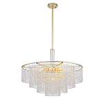 Люстра многоярусная с каскадами кристаллов Crystal Rains варинант исполнения - 3 | Loft Concept в Орле