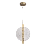 Подвесной светильник с круглым стеклянным плафоном Gingham варинант исполнения - 4 | Loft Concept в Орле