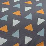 Постельное белье из сатина с принтом треугольники 150х200 см Triangular Dreams варинант исполнения - 2 | Loft Concept в Орле