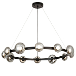 Светодиодная кольцевая люстра IONA Сhandelier black варинант исполнения - 4 | Loft Concept в Орле