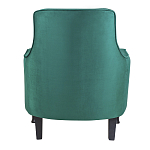 Кресло с мягкой обивкой из велюра на 4-х ножках из массива березы Scarlett Armchair green варинант исполнения - 3 | Loft Concept в Орле