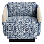 Дизайнерское Кресло William с кожаными подлокотниками  варинант исполнения - 2 | Loft Concept в Орле