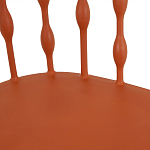 Пластиковый стул на ножках из массива бука Ferret Spiral Brown варинант исполнения - 6 | Loft Concept в Орле