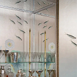 Обои ручная роспись Jakuchu Original colourway on Tarnished Silver gilded paper варинант исполнения - 2 | Loft Concept в Орле