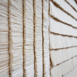 Большое Панно Абстракция белые нити Huipil Wall Hanging варинант исполнения - 2 | Loft Concept в Орле