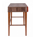 Стол письменный из массива бука с 2-мя ящиками красный Wenge Light варинант исполнения - 2 | Loft Concept в Орле