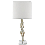 Настольная лампа с фигурным состаренным основанием Flooding with Light варинант исполнения - 2 | Loft Concept в Орле