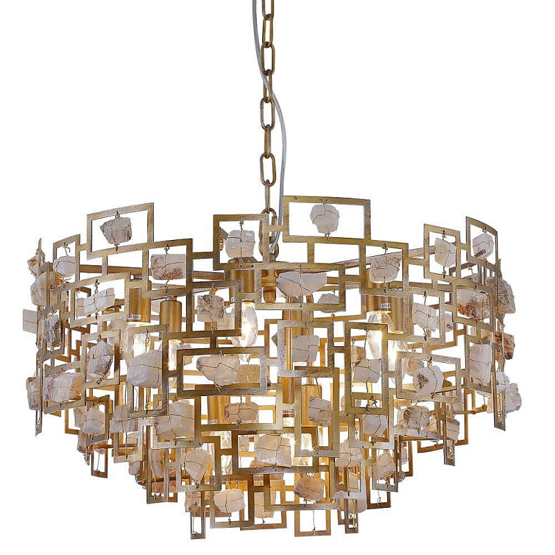Люстра Maze Stones Chandelier Золотой Люстра Maze Stones Chandelier Золотой в Орле | Loft Concept