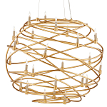 Люстра золотая в форме спирали Fancy Pattern варинант исполнения - 2 | Loft Concept в Орле