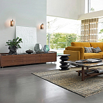 Фигурный приставной столик черного цвета AMORPHOUS варинант исполнения - 8 | Loft Concept в Орле