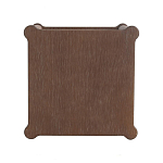 Приставной столик деревянный с резными ножками и нижней полкой Vintage Side Table Brown Wood варинант исполнения - 2 | Loft Concept в Орле