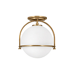 Потолочный светильник с плафоном в форме белого матового шара Hinkley варинант исполнения - 13 | Loft Concept в Орле