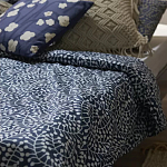 Постельное белье темно-синего цвета с рисунком Blossom Essence Sophie варинант исполнения - 8 | Loft Concept в Орле