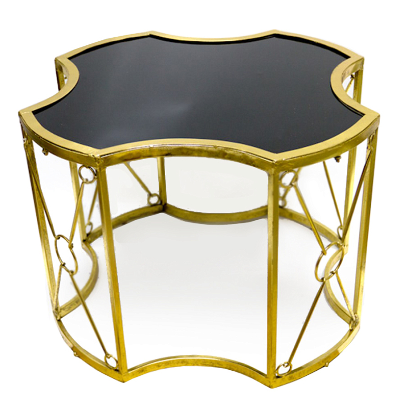 Журнальный стол Mystic Art Deco Coffee Table Золотой Черный Журнальный стол Mystic Art Deco Coffee Table Золотой Черный в Орле | Loft Concept
