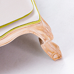 Кресло из натурального бука золотистое с изображением птиц и цветов Blooming Birds варинант исполнения - 3 | Loft Concept в Орле