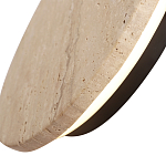 Бра с круглым плафоном из травертина Shaw Marble Lighting варинант исполнения - 2 | Loft Concept в Орле