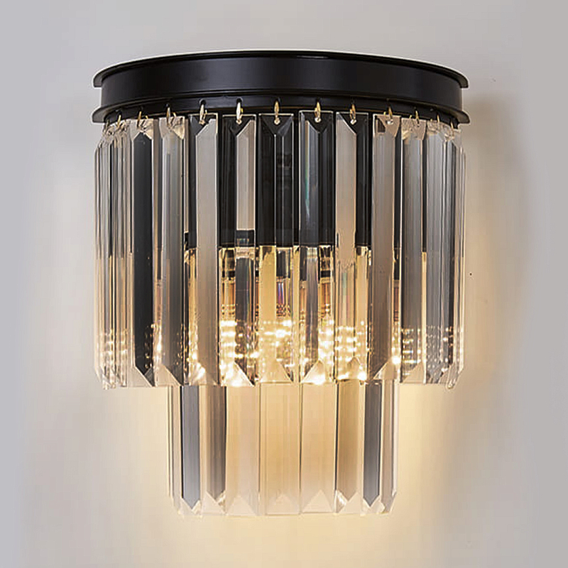 Бра Odeon Smok and Amber crystal  Янтарь (Amber) Стекло Смок в Орле | Loft Concept 