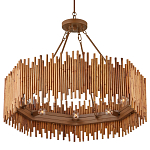 Люстра с абажуром из ротанга Wicker Furniture варинант исполнения - 3 | Loft Concept в Орле