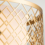 Потолочный светильник золотого цвета с каркасом в виде геометрических ромбов Elstead Lighting варинант исполнения - 4 | Loft Concept в Орле