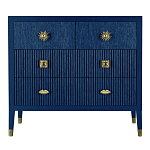 Бельевой Комод с 4 ящиками Elsa Dreams Blue варинант исполнения - 6 | Loft Concept в Орле