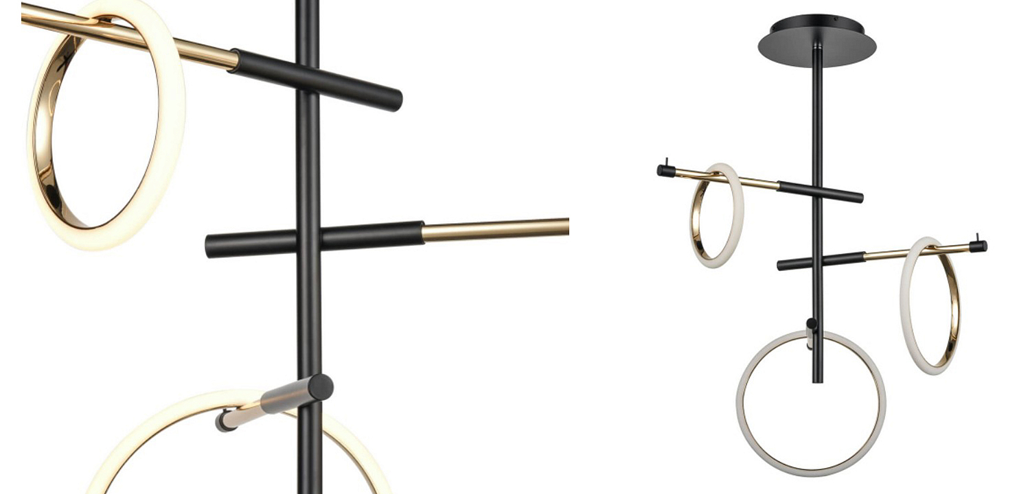 Люстра Jessenia Rings Chandelier 3 Люстра Jessenia Rings Chandelier 3 - Loft-Concept в Орле
