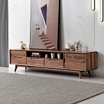 Тумба под телевизориз массива дерева TV Stand made of Walnut Wood варинант исполнения - 1 | Loft Concept в Орле