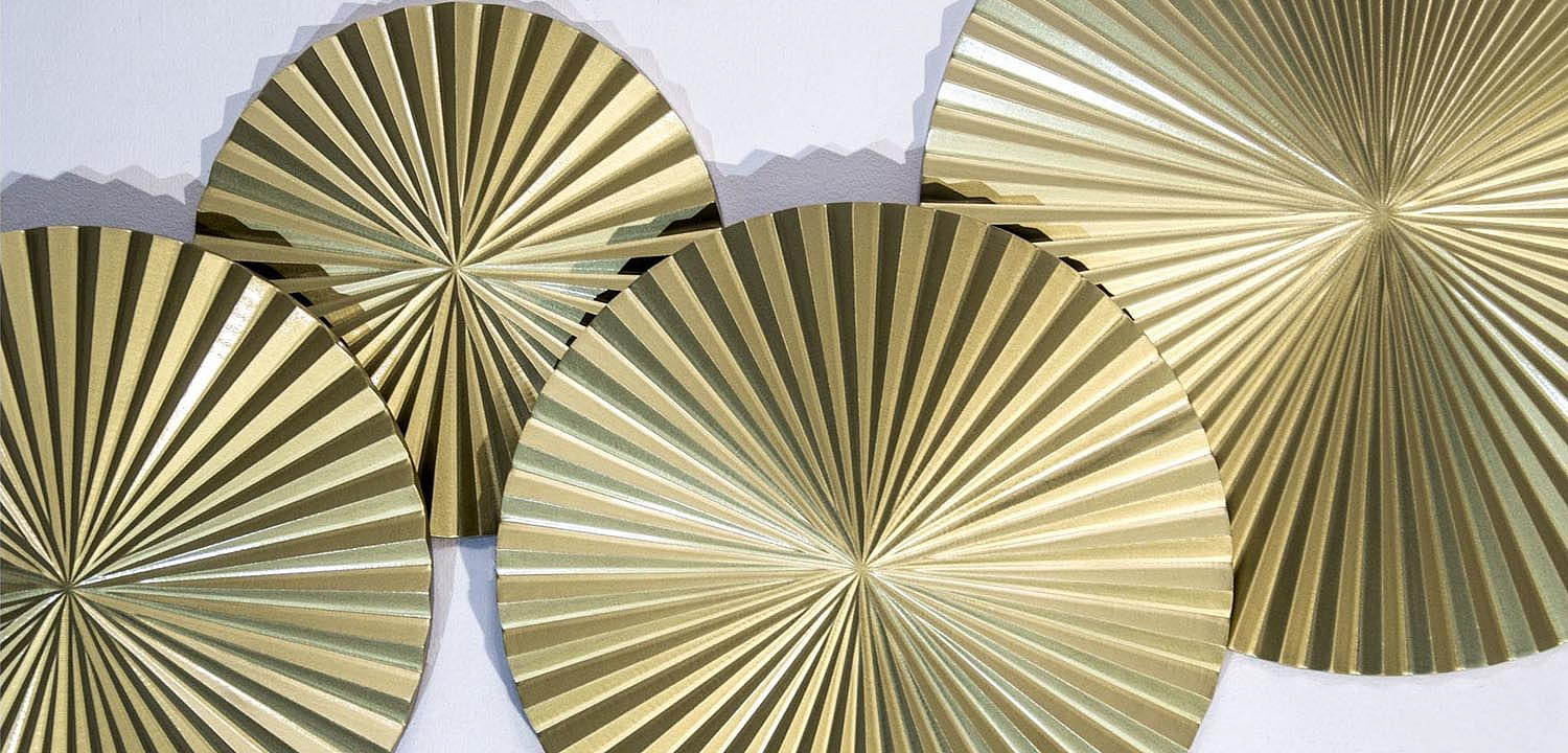 Арт-объект Apollo Gold Wall Plaque Disc 4 Арт-объект Apollo Gold Wall Plaque Disc 4 - Loft-Concept в Орле