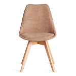 Стул с мягким бархатным сиденьем Chair Tulip варинант исполнения - 8 | Loft Concept в Орле