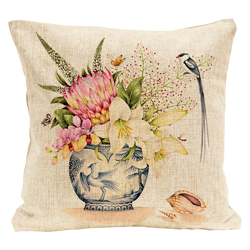 Декоративная подушка Protea Pillow Мульти Бежевый Декоративная подушка Protea Pillow Мульти Бежевый в Орле | Loft Concept