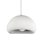 Подвесной светильник с куполообразным белым фактурным абажуром Sergey Makhno варинант исполнения - 1 | Loft Concept в Орле