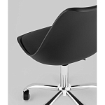 Офисный стул на металлическом основании EGGERY Black пластик варинант исполнения - 3 | Loft Concept в Орле