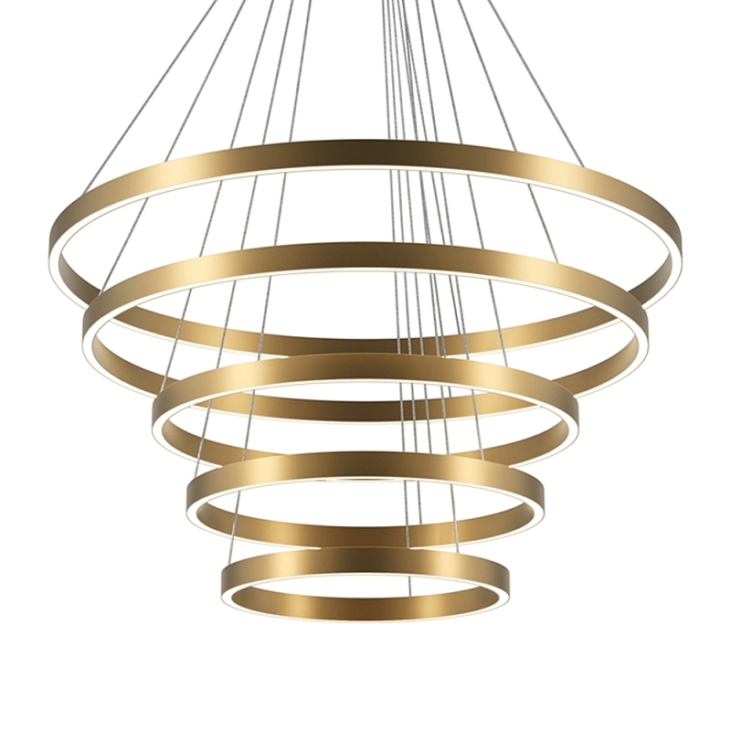 Люстра подвесная Rim 2600-3500К Латунь в Орле | Loft Concept 