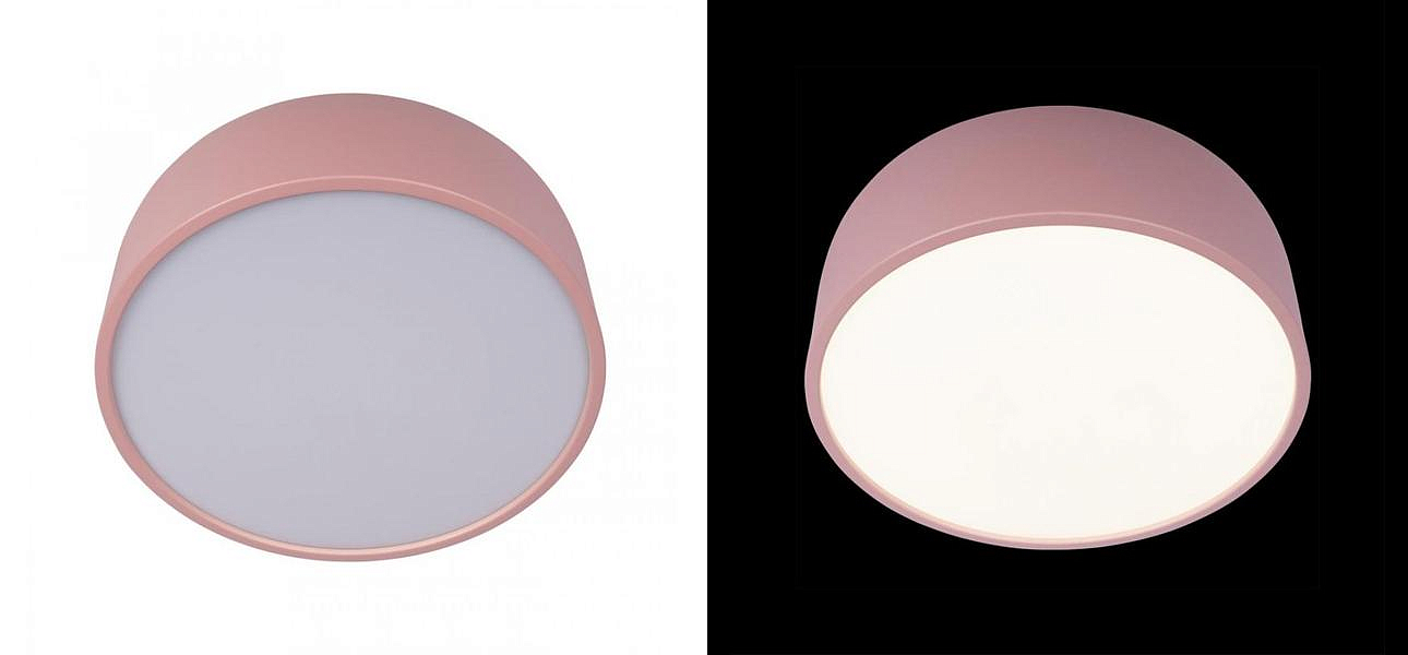 Светильник потолочный круглый Color cup Pink Светильник потолочный круглый Color cup Pink - Loft-Concept в Орле