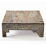 Кофейный стол Carved Сoffee table ручная резьба по дереву варинант исполнения - 1 | Loft Concept в Орле