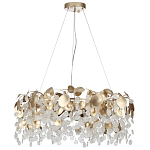 Люстра с декоративными подвесками из прозрачного стекла в форме монеток FAIRYTREE Light варинант исполнения - 10 | Loft Concept в Орле