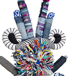 Кукла из джинсы Rusalka Upcycling варинант исполнения - 2 | Loft Concept в Орле