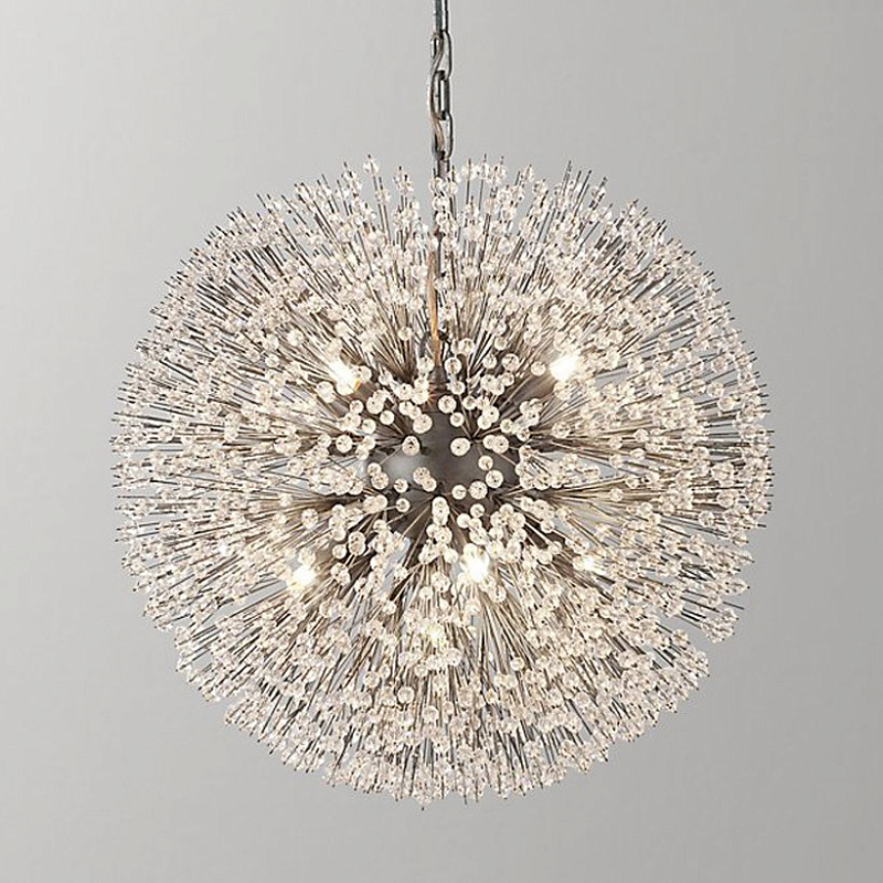 Люстра Dandelion Chandelier Серебряный Люстра Dandelion Chandelier Серебряный в Орле | Loft Concept