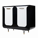 Черно-белый распашной комод Accordo варинант исполнения - 2 | Loft Concept в Орле