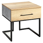 Тумба прикроватная с ящиком в стиле лофт Urban Style Space 2 варинант исполнения - 2 | Loft Concept в Орле